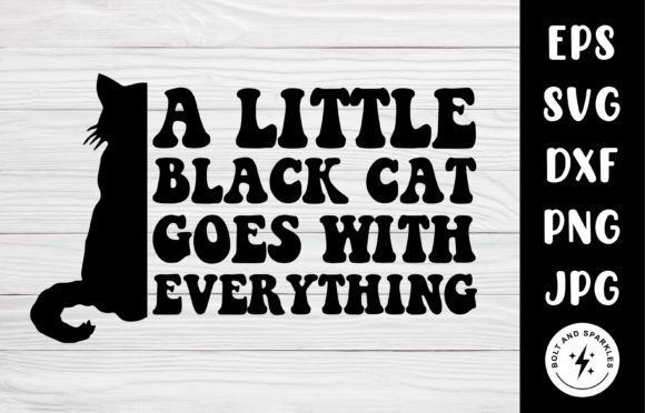 Black Cat Goes with Everything, SVG