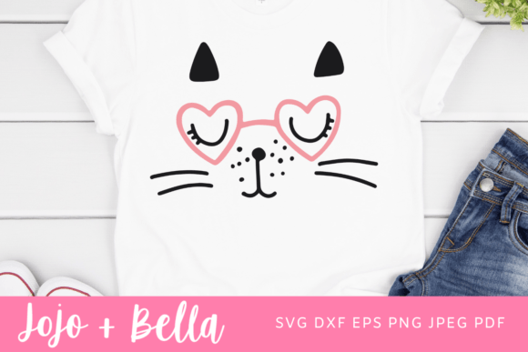 Cat Face Svg Bundle, Cute Kitten Face