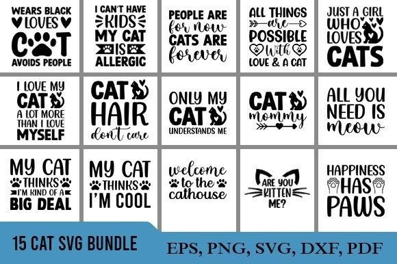 Cat Lover Svg Bundle