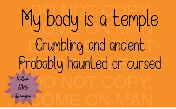 My Body is a Temple