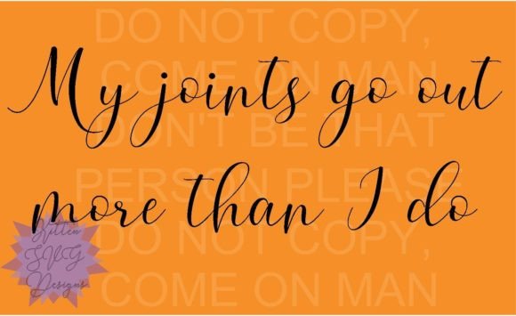 My Joints: A Bold Embroidery Statement